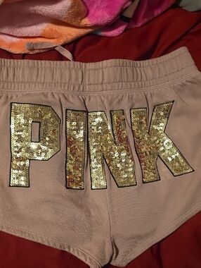 Victoria's Secret PINK Lounge Shorts in Dusty Mauve